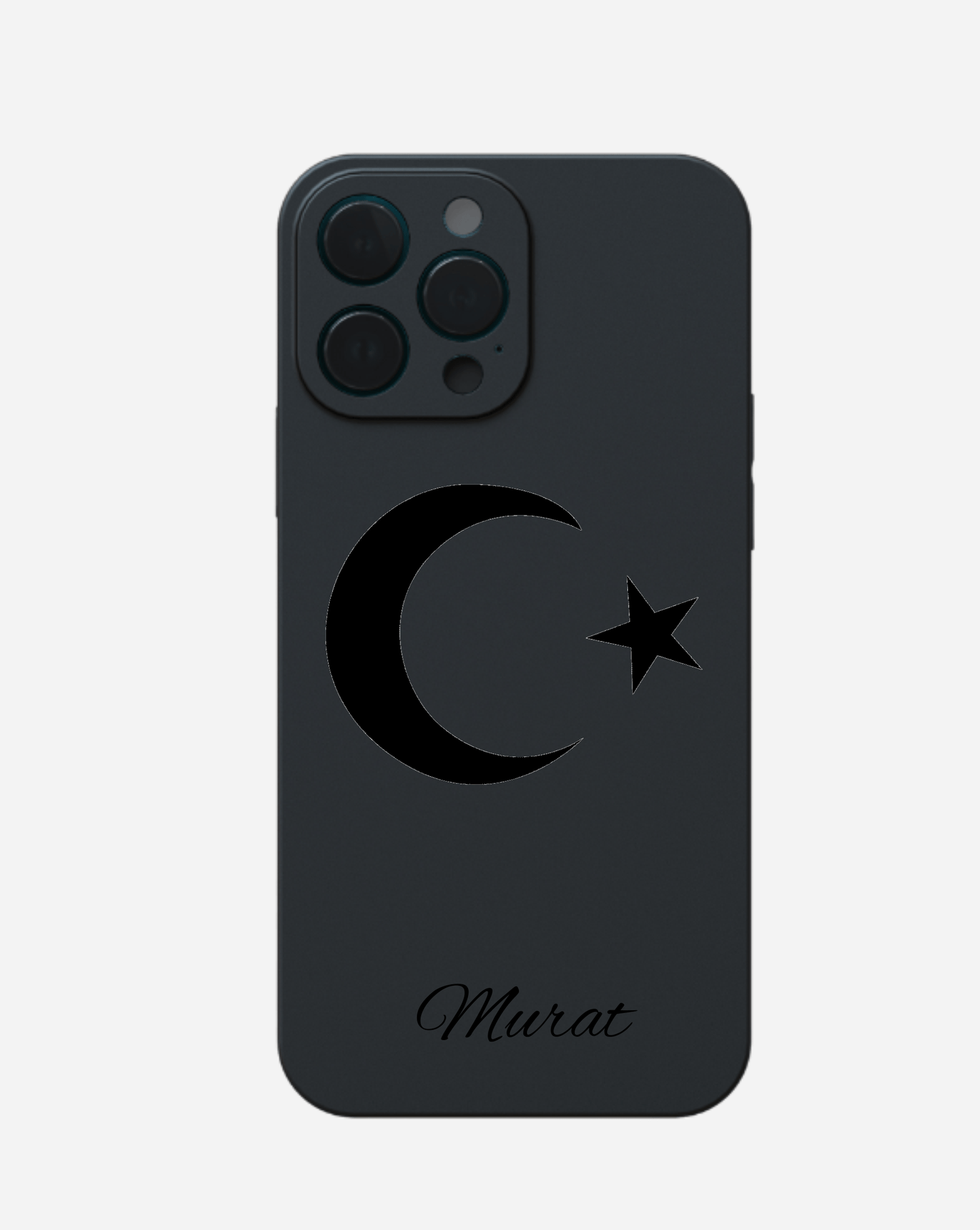 HANDYHÜLLE TÜRKISCHE FLAGGE MIT NAME - GRAVUR styleyourmobilephone