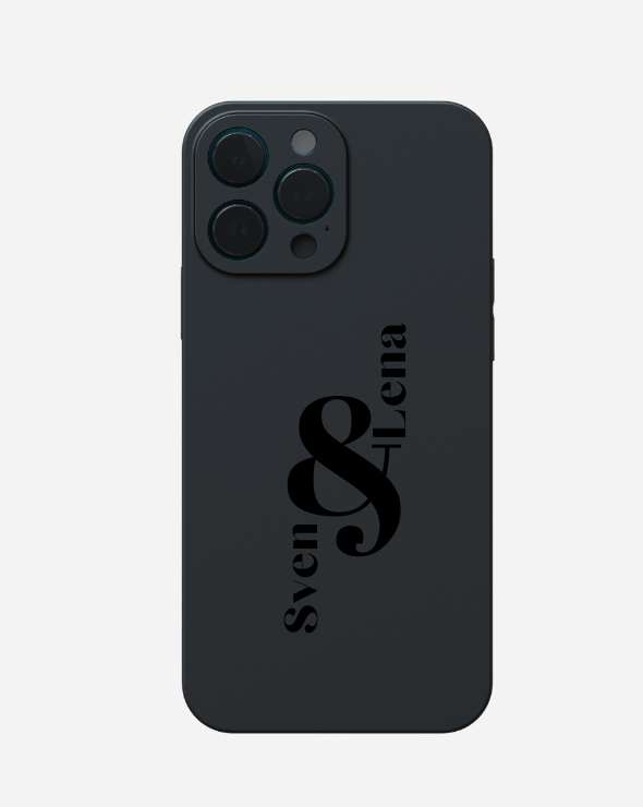 PARTNERHUELLE MIT 2 NAMEN - GRAVUR - styleyourmobilephone