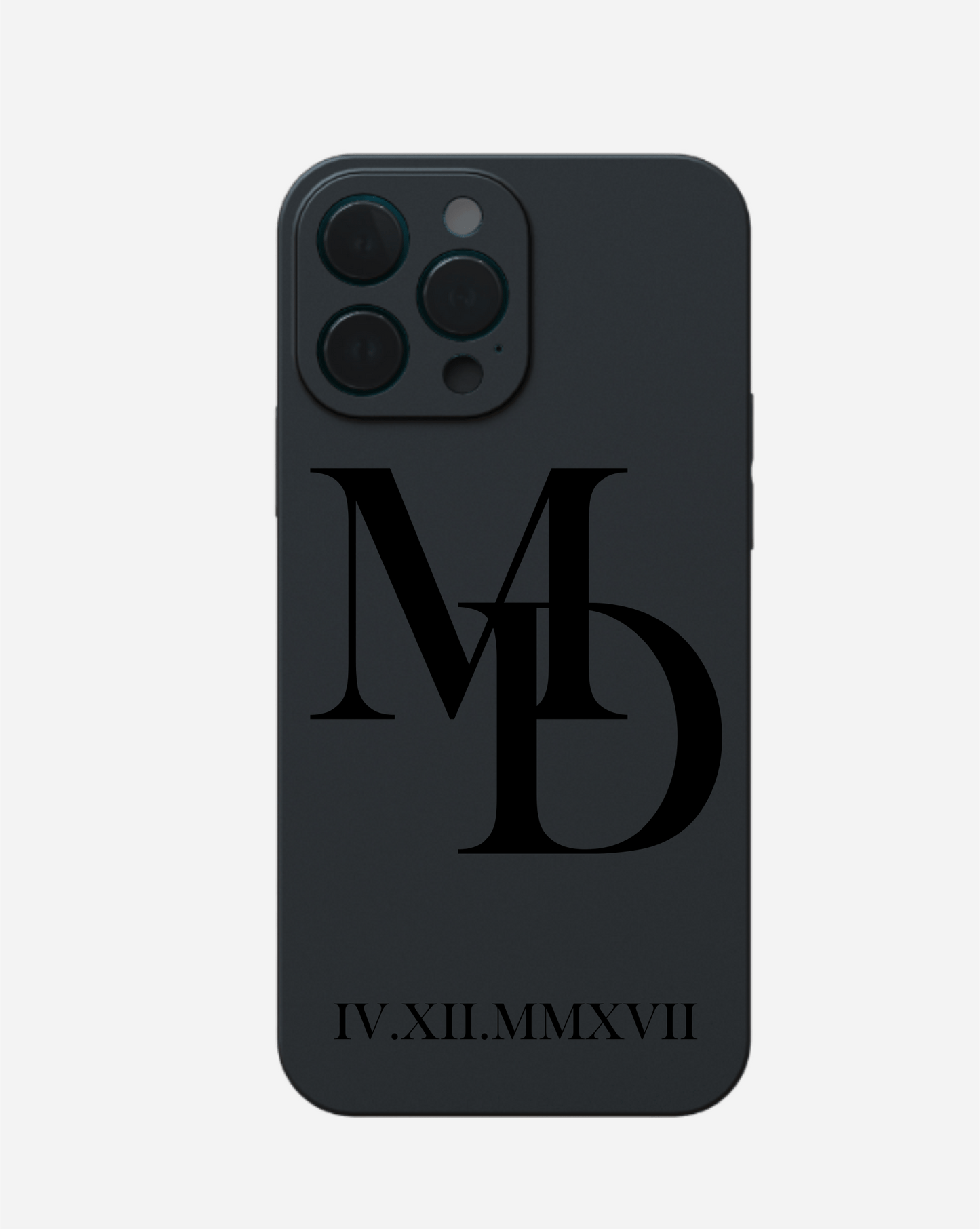 iphone huelle schwarz matt