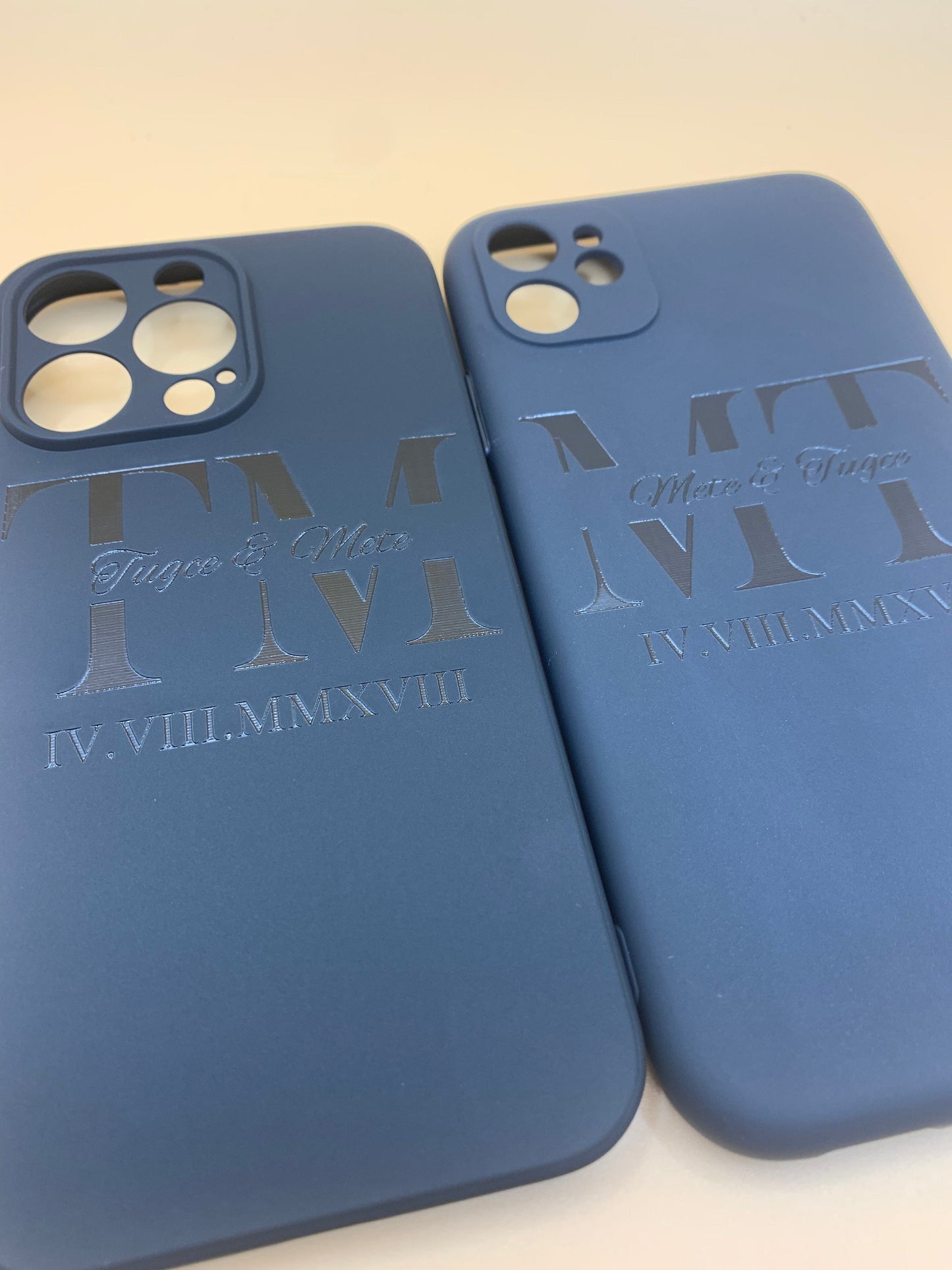 PARTNERHÜLLE MIT NAMEN & DATUM - XIAOMI styleyourmobilephone