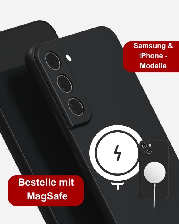 SET 2x PARTNERHÜLLE MIT ZWEI NAMEN & DATUM SEITLICH - GRAVUR styleyourmobilephone
