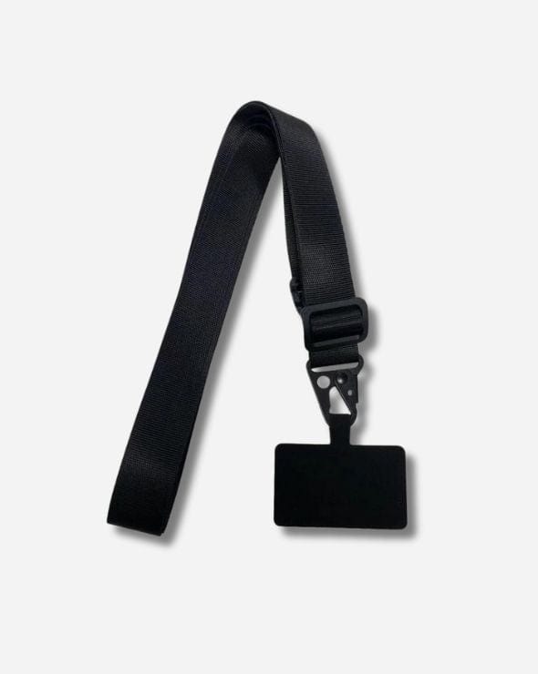 Verstellbare Abnehmbare Lanyard Gurt Karabiner Schwarz styleyourmobilephone