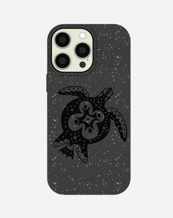 Nachhaltige Iphone Handyhüllen Schildkröte Schwarz