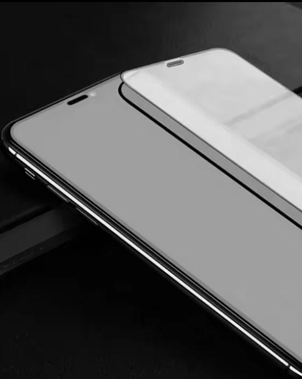 Schutzglas mit schwarzen Rand Full Cover iPhone(3 Stück)